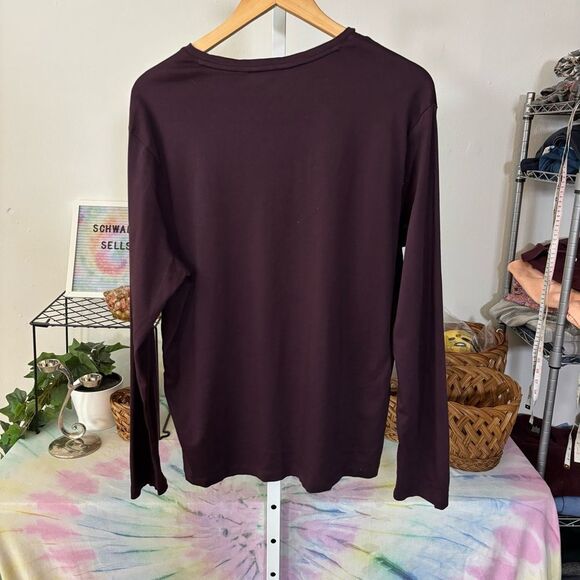 Banana Republic Luxe Touch Performance Shirt in Deep Purple mens XL - Picture 5 of 6